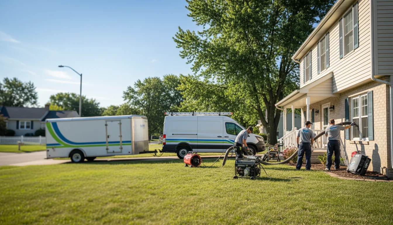 Flooded Basement Restoration And Cleanup With Repair in Beulah, WY near me